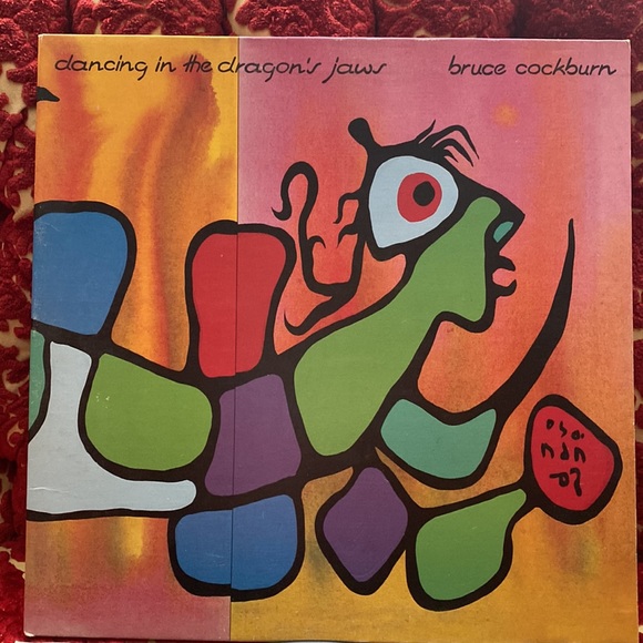 Bruce Cockburn album Dancing in the Dragons Jaws on vinyl. - Picture 2 of 9